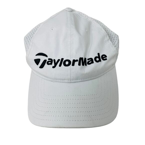 TaylorMade Stealth 2 Adjustable Hat Cap White Golf Sport Casual - Picture 1 of 4